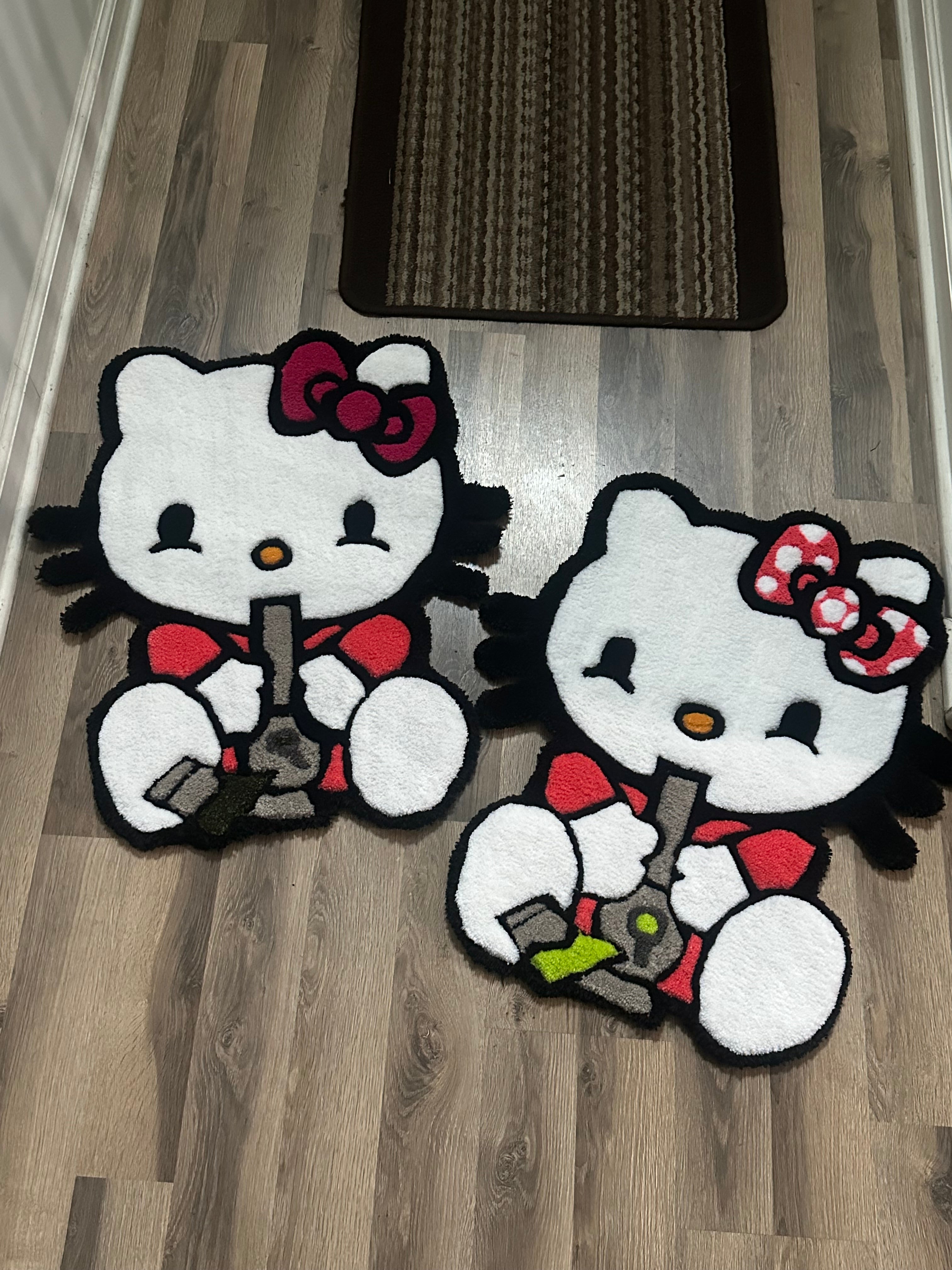 Hello Kitty | Duo Bong Smoking Rug